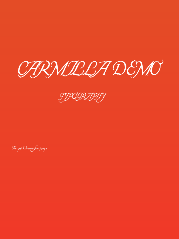 Carmilla Demo Poster