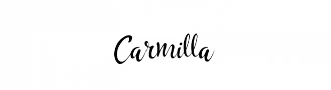 Carmilla  Frei Schriftart Herunterladen