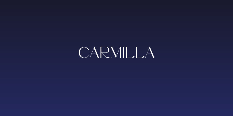 Carmilla Social Header