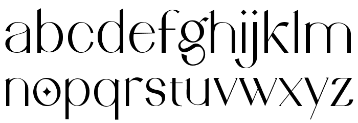 Carmilla Font LOWERCASE