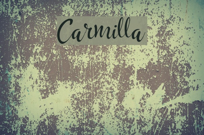Carmilla Font examples