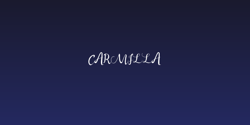 Carmilla Social Header
