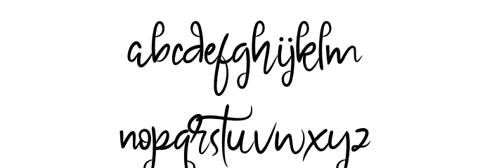 Carmillos Font LOWERCASE
