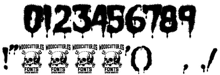 Carnage 1974 Font OTHER CHARS