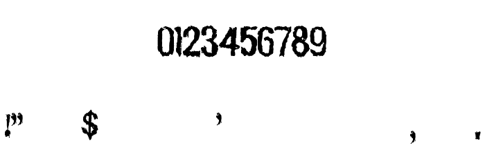 CarnalDevices Font OTHER CHARS