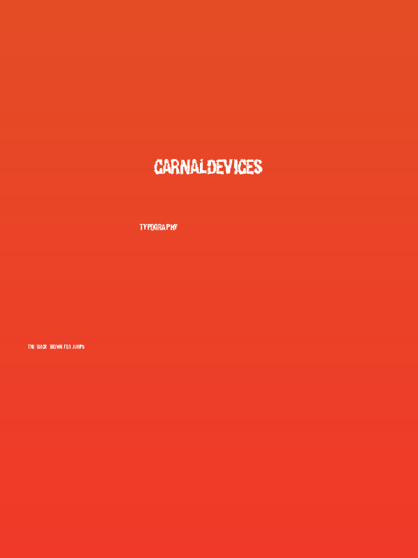 CarnalDevices Poster