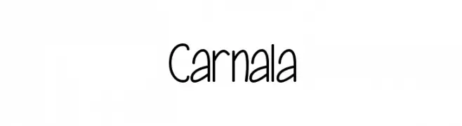 Carnala  baixar fontes gratis