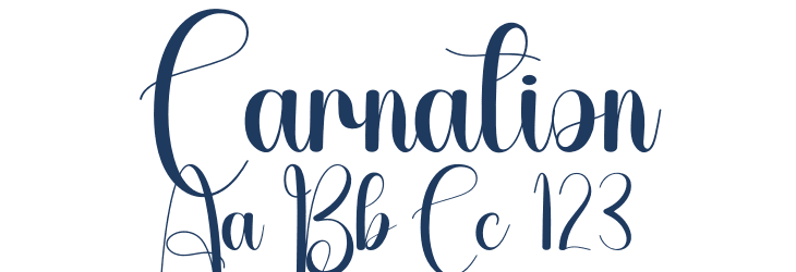 Carnation Font Preview