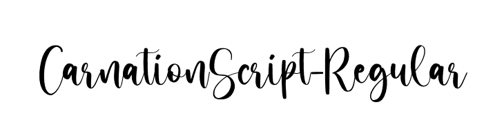 CarnationScript-Regular  Скачать бесплатные шрифты