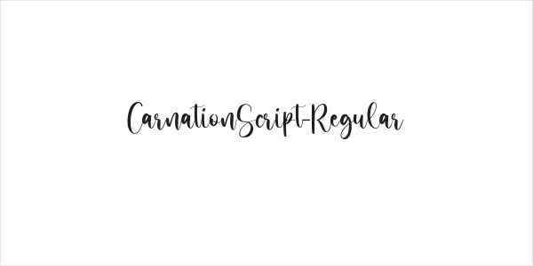 CarnationScript-Regular Logo