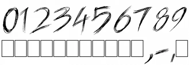 Carnaval de Mai フォント その他の文字
