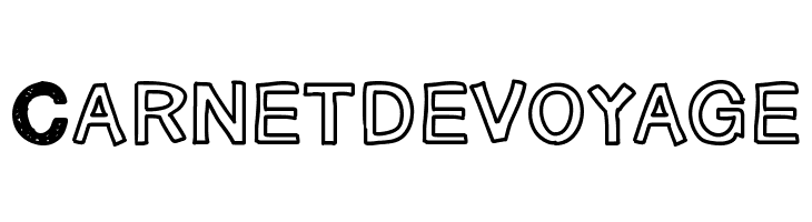Carnetdevoyage Font