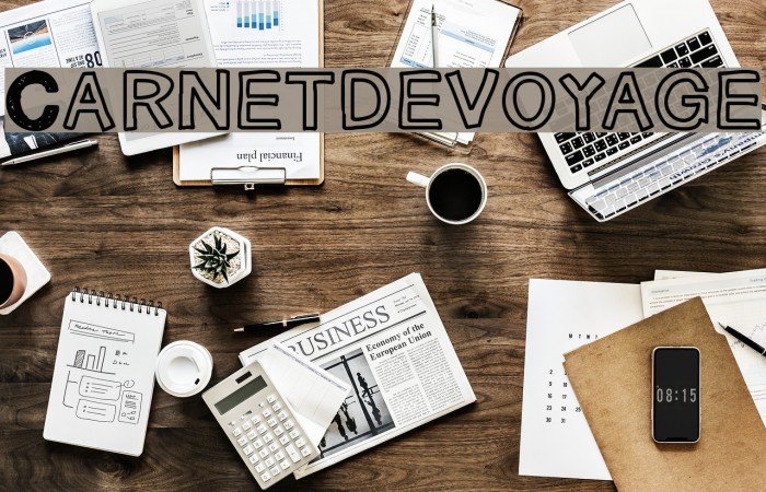 Carnetdevoyage Font examples