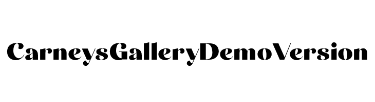 Carneys Gallery Demo Version  Free Fonts Download