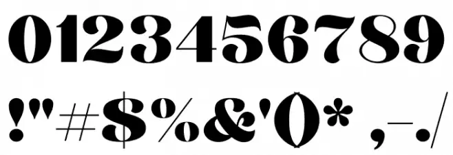 Carneys Gallery Demo Version Font OTHER CHARS