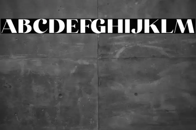 Carneys Gallery Demo Version Font examples