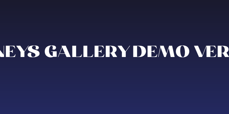 Carneys Gallery Demo Version Social Header