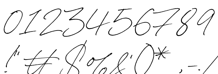 Carneys Gallery Script Demo Ver Font OTHER CHARS