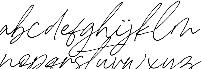 Carneys Gallery Script Demo Ver Font LOWERCASE