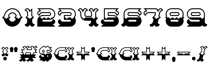 Carnival Centenary Pattern Font OTHER CHARS