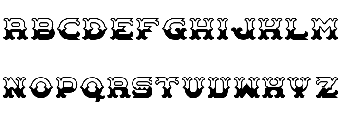 Carnival Centenary Pattern Font LOWERCASE