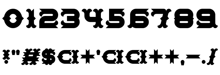 Carnival Centenary Font OTHER CHARS