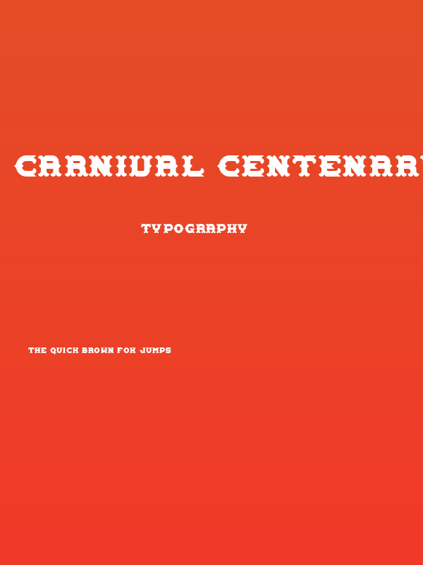 Carnival Centenary Poster