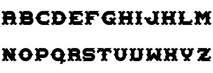 Carnival Centenary Font LOWERCASE
