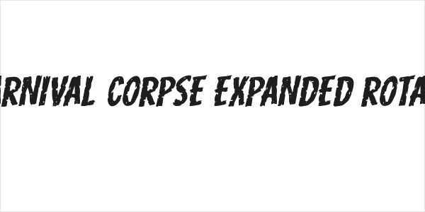 Carnival Corpse Expanded Rotalic Logo