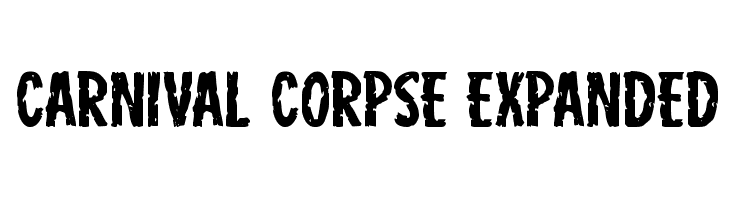 Carnival Corpse Expanded  baixar fontes gratis