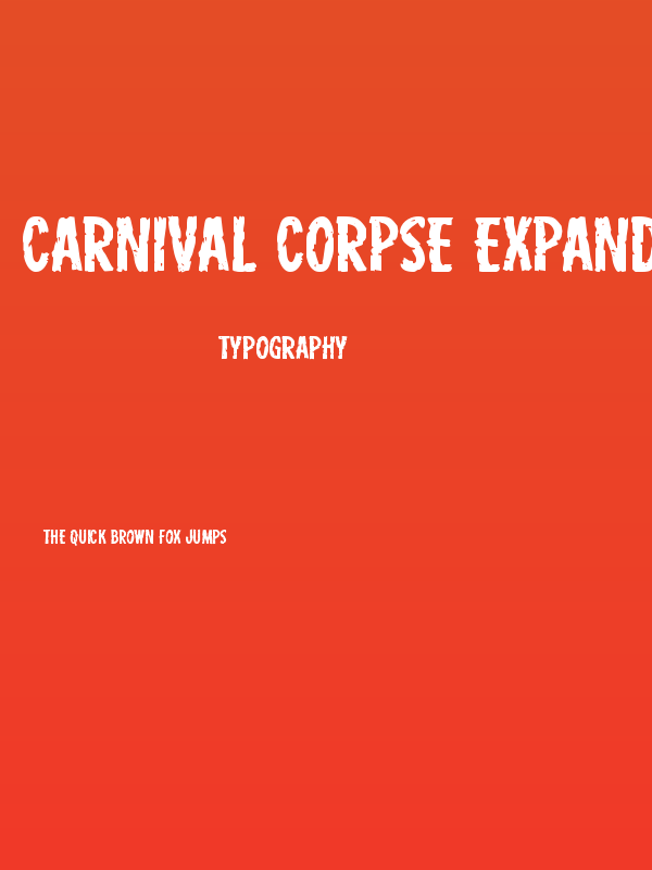 Carnival Corpse Expanded Poster