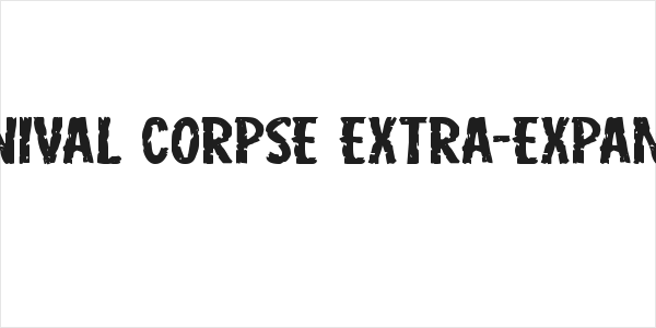 Carnival Corpse Extra-Expanded Logo