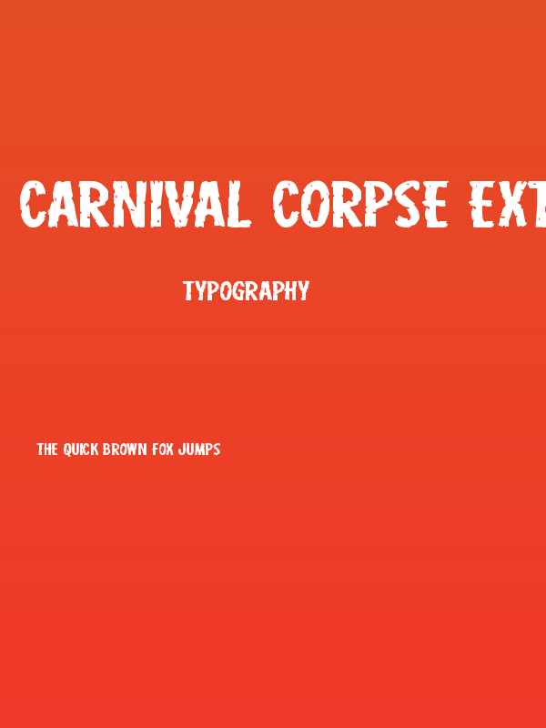 Carnival Corpse Extra-Expanded Poster