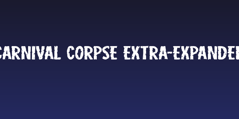Carnival Corpse Extra-Expanded Social Header