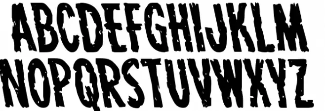 Carnival Corpse Leftalic フォント 小文字