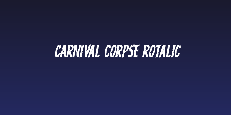 Carnival Corpse Rotalic Social Header