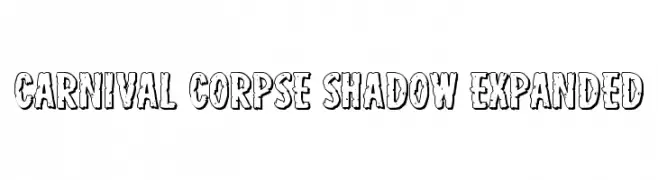Carnival Corpse Shadow Expanded  baixar fontes gratis