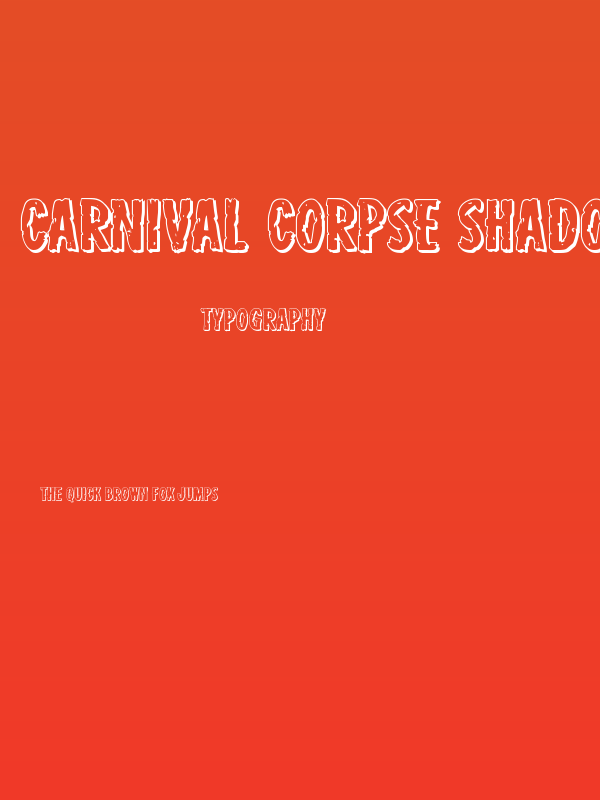 Carnival Corpse Shadow Expanded Poster