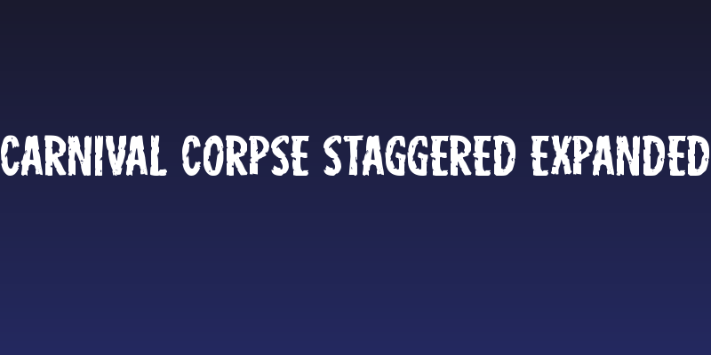 Carnival Corpse Staggered Expanded Social Header