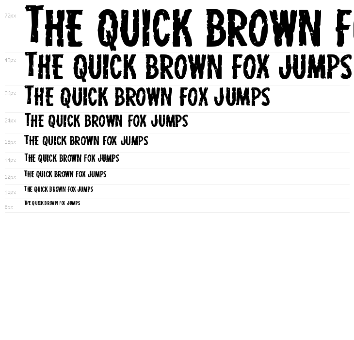 Carnival Corpse Staggered Expanded Waterfall