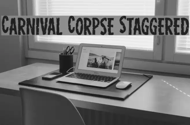 Carnival Corpse Staggered フォント examples