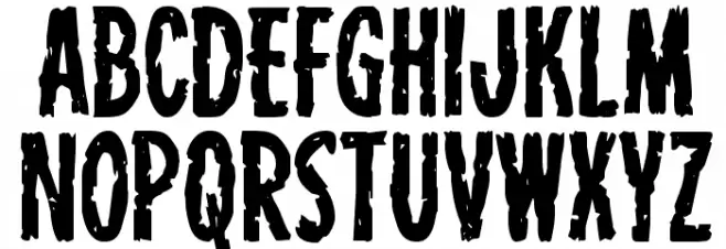 Carnival Corpse Schriftart Groß