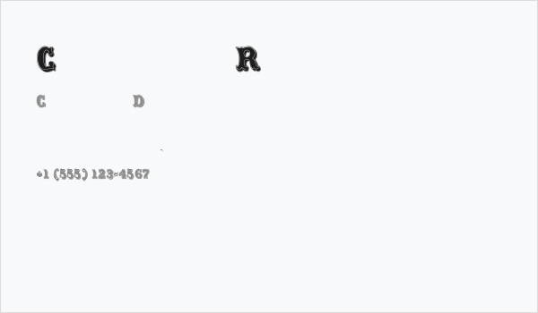 Carnival Rimmed Business Card