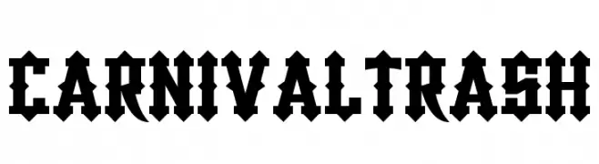 Carnival Trash  font caratteri gratis