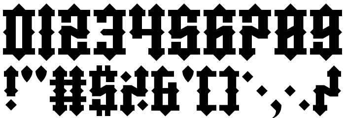 Carnival Trash Font OTHER CHARS