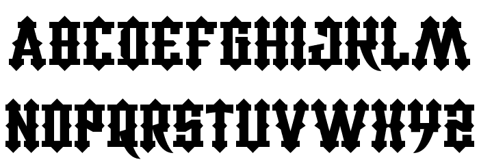 Carnival Trash Font LOWERCASE