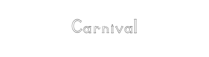 Carnival  font caratteri gratis