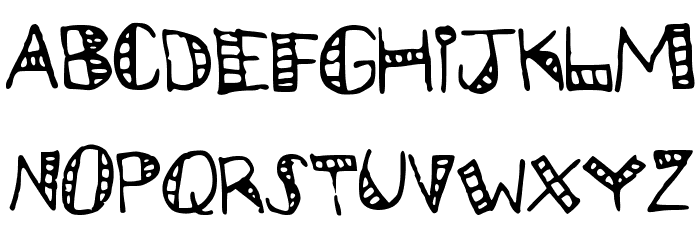 CarnivalBlock Font LOWERCASE