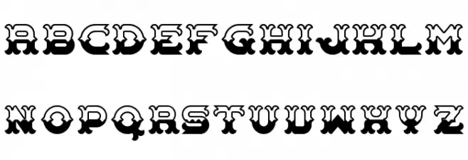 CarnivalCentenaryPattern Schriftart Kleinbuchstaben