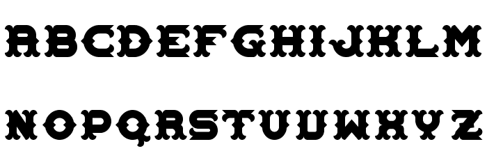 CarnivalCentenary Font LOWERCASE